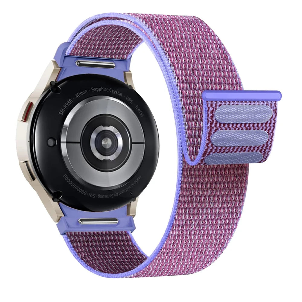No-Gap Nylon Sport Loop Band for Samsung Galaxy Watch 7 / 6 / 5 / 4 / Classic / Pro STRAPS