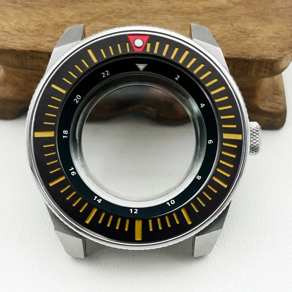 Samurai Watch Case for NH34, NH35, NH36, 7S26 | 44mm Stainless Steel with Sapphire Crystal & 22mm Lug STRAPS