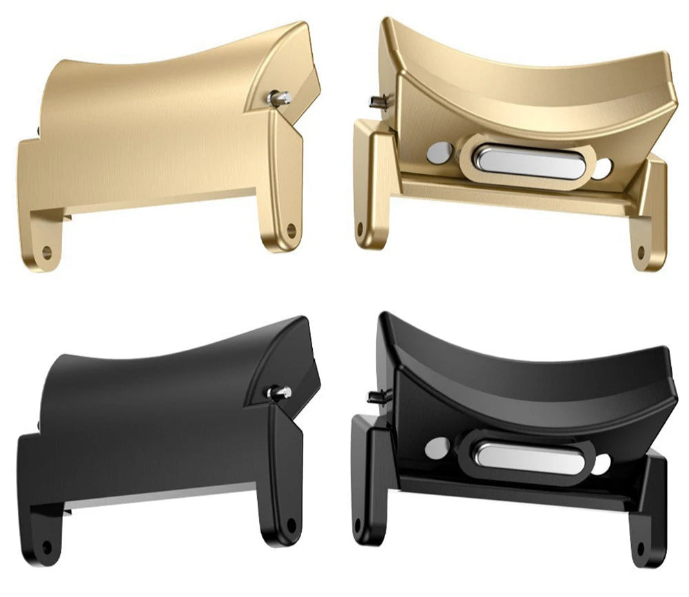 2PCS Quick Fit Adapter for Samsung Galaxy Watch 6 44mm 40mm / 6 Classic 47mm 43mm / 5 Pro / 4 Stainless Steel Connector STRAPS