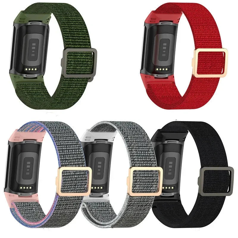 Elastic Nylon Loop Band for Fitbit Charge 5 / 6 STRAPS