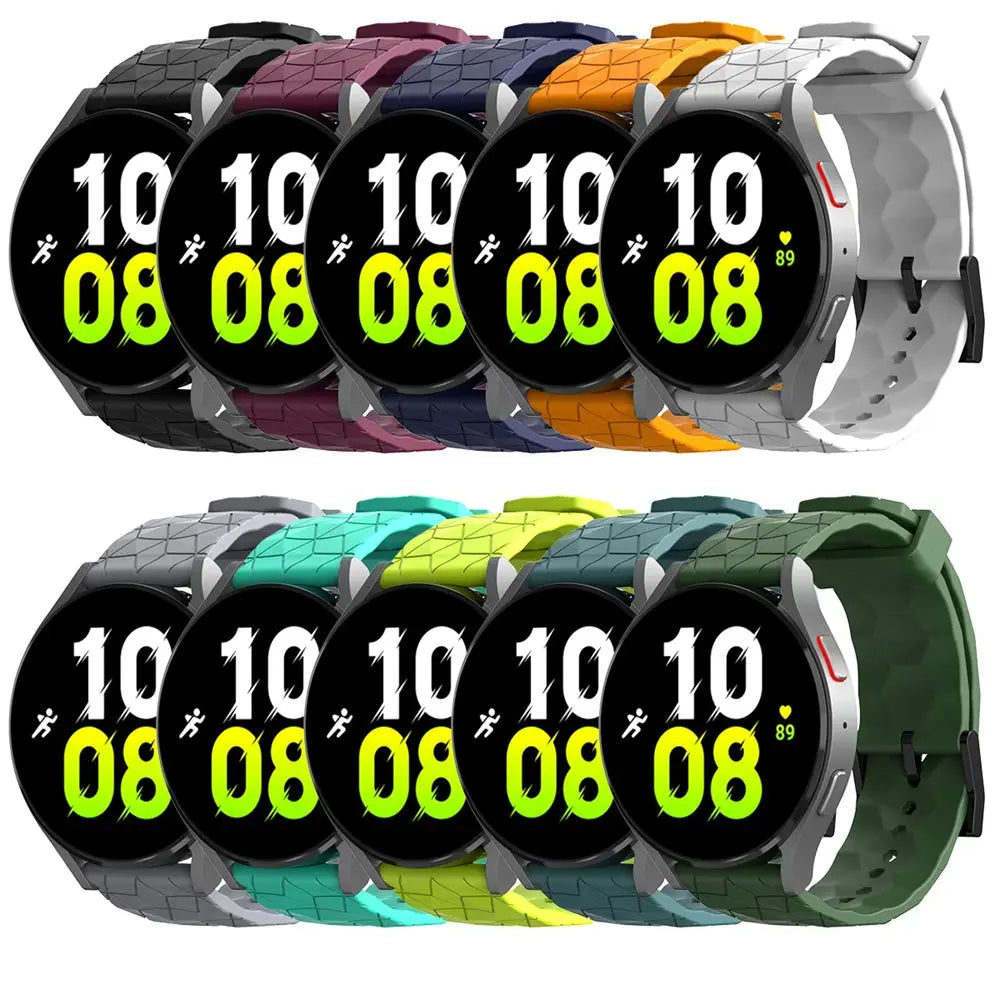Silicone Strap (20mm/22mm) for Samsung Galaxy, Huawei GT, Garmin, Amazfit: Versatile and Durable STRAPS