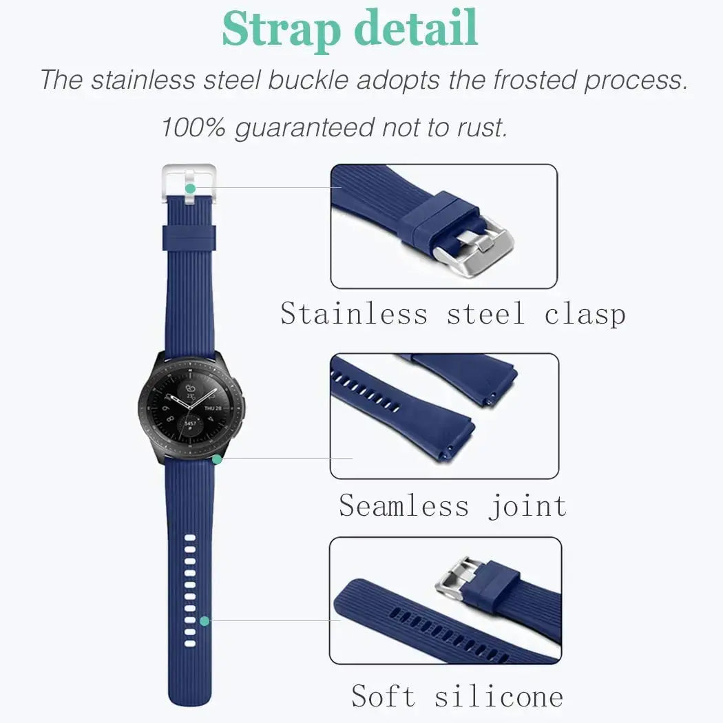 Silicone Watch Band for Huawei Watch GT Series 46mm STRAPS