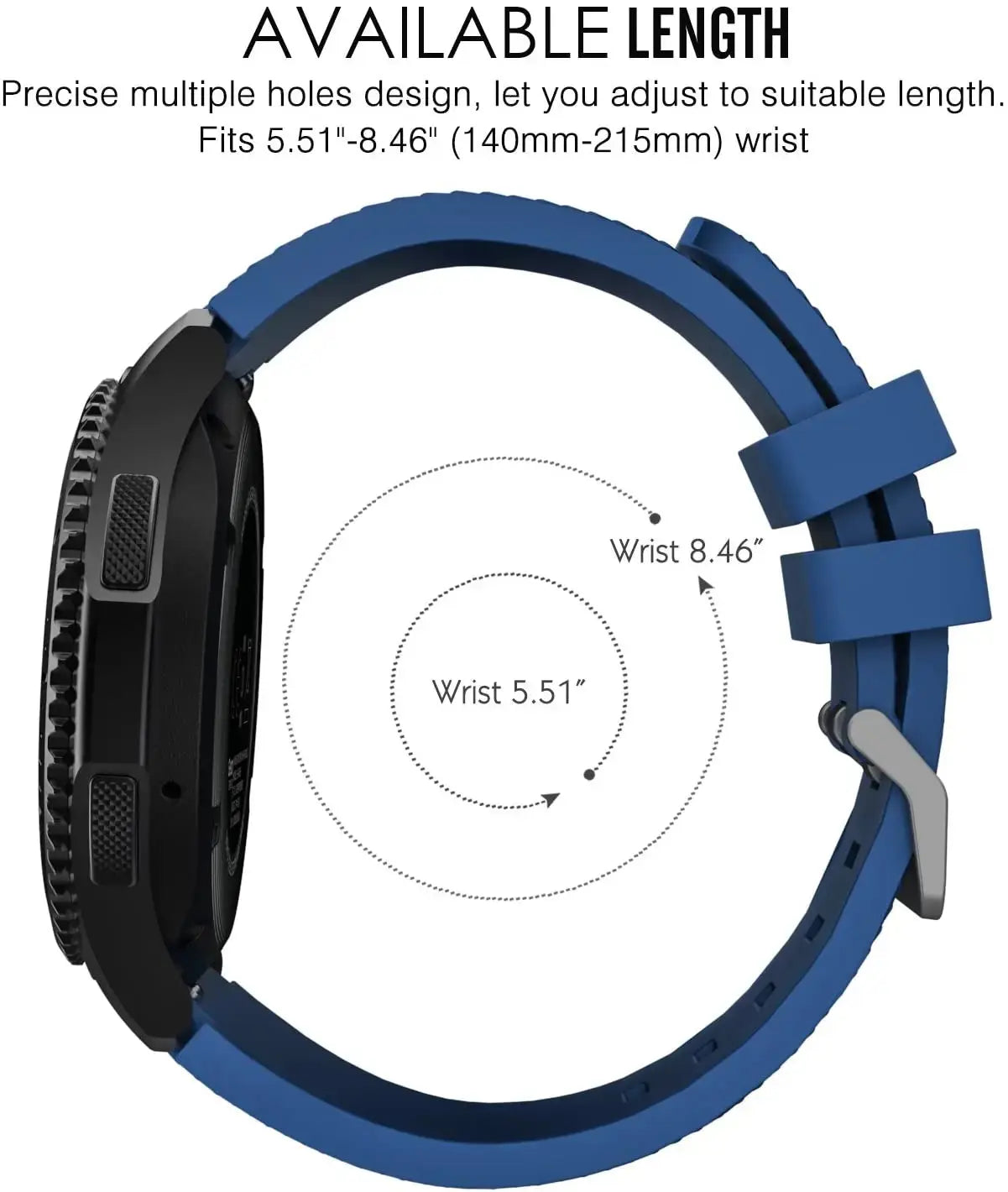 Silicone Watch Band for Huawei Watch GT Series 46mm STRAPS