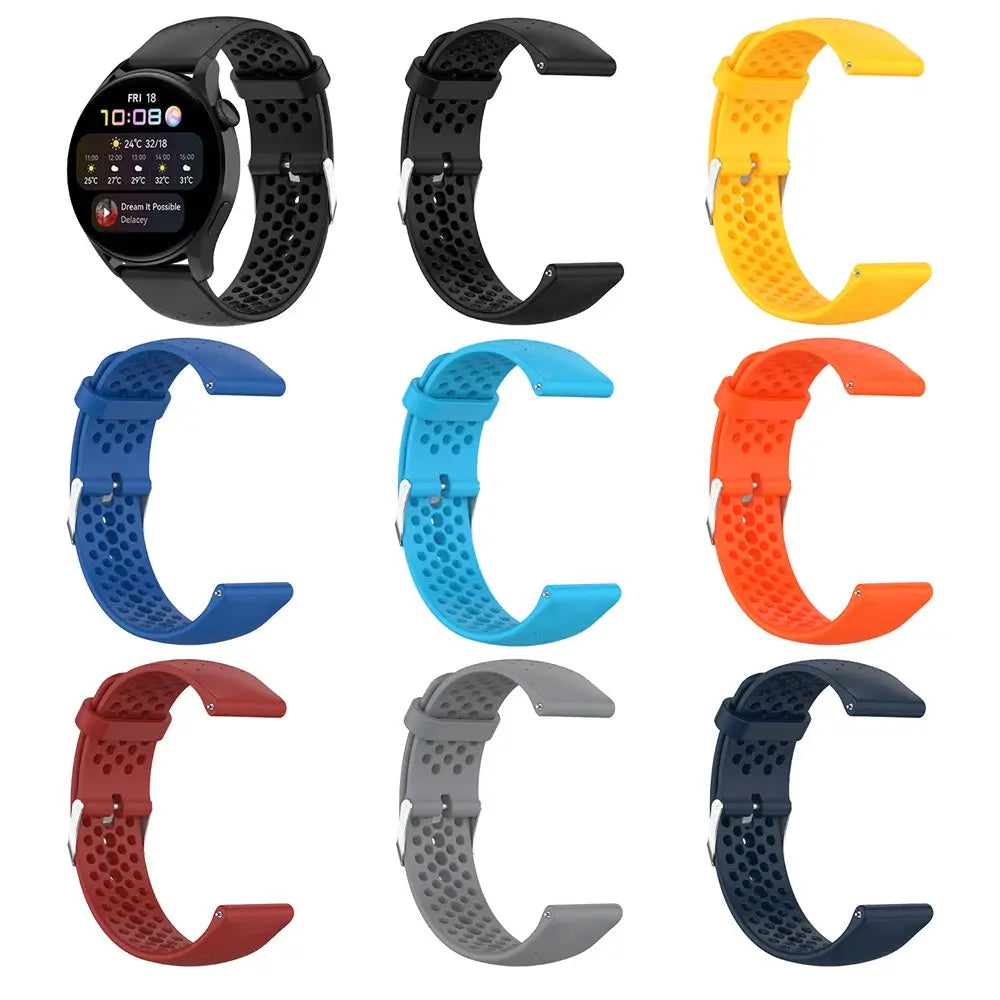 Sport Silicone Strap for POLAR IGNITE 2, VANTAGE M2 M, UNITE, GRIT X - 20mm 22mm Replacement Watchband - STRAPS