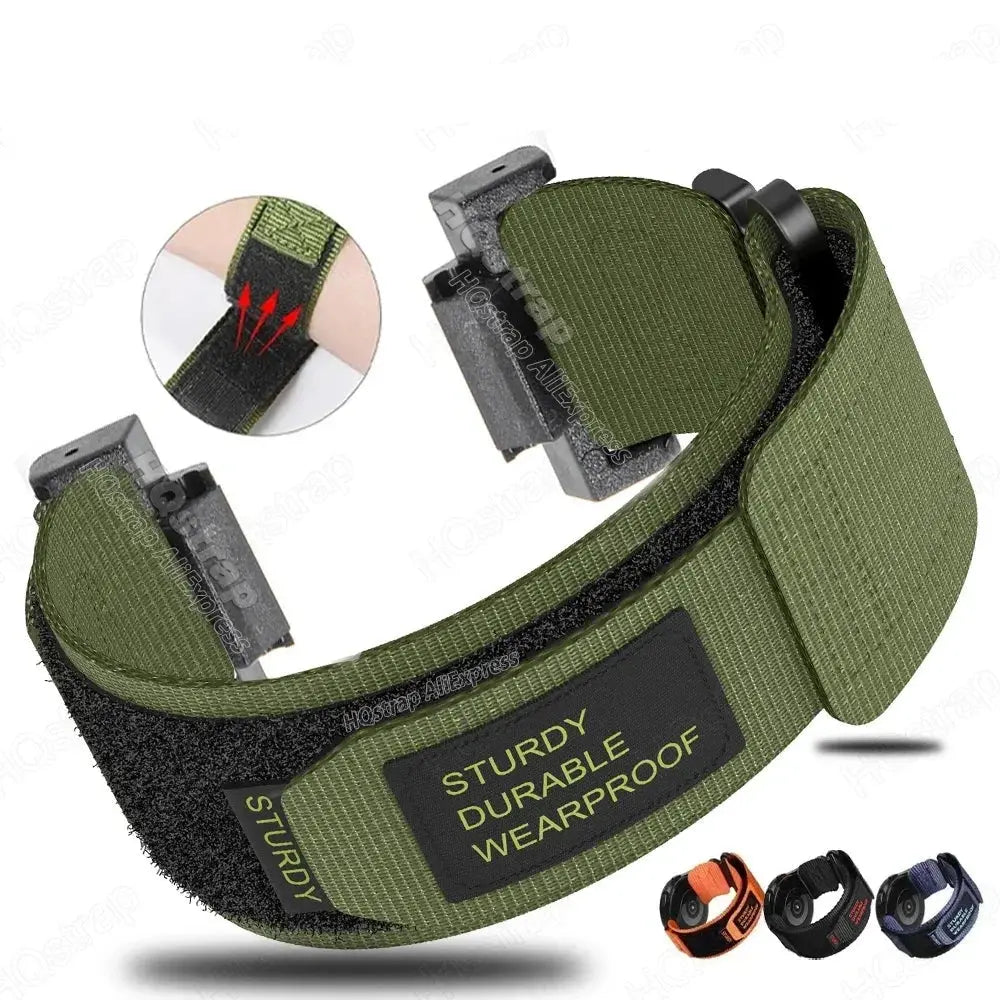 Sports Nylon Loop Band for Casio G-SHOCK - 22mm Breathable Watch Strap for Men & Women HQstrap