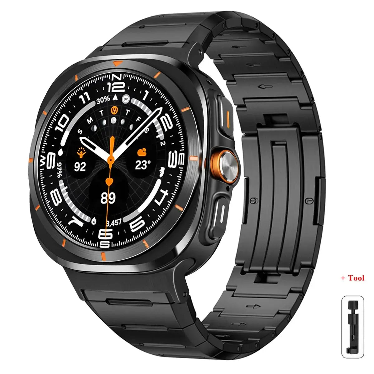 Stainless Steel Metal Band for Samsung Galaxy Watch Ultra 47mm / Watch 7 47mm - STRAPS