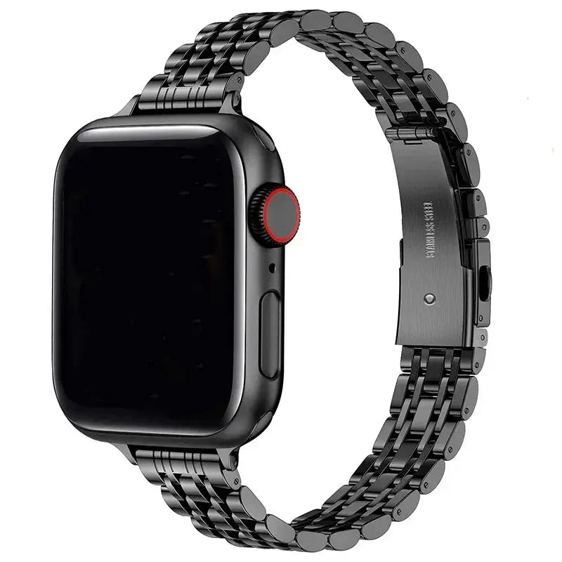 Stainless Steel Strap for Apple Watch Ultra 2, Series 10,9,8,SE,7,6 – 49mm,45mm,44mm,42mm,41mm, 40mm - STRAPS
