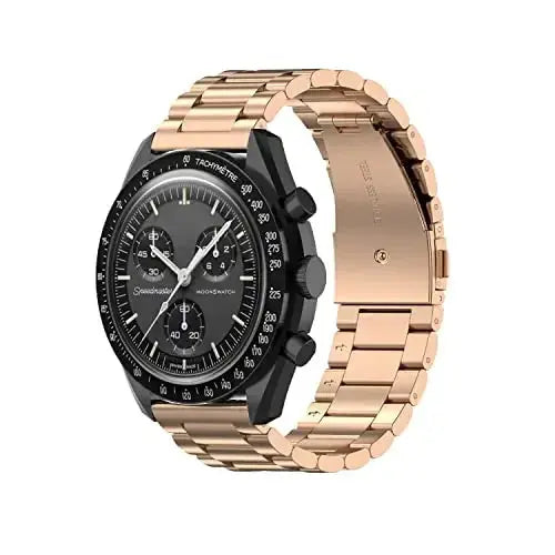Stainless Steel Strap for Omega x Swatch Joint MoonSwatch Band 20mm – Metal Folding Buckle Wrist Bracelet - STRAPS