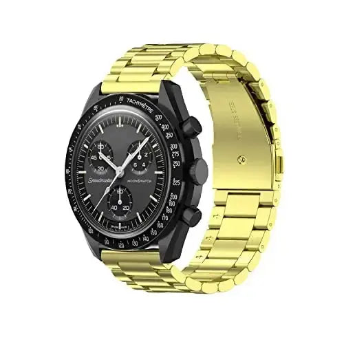 Stainless Steel Strap for Omega x Swatch Joint MoonSwatch Band 20mm – Metal Folding Buckle Wrist Bracelet - STRAPS