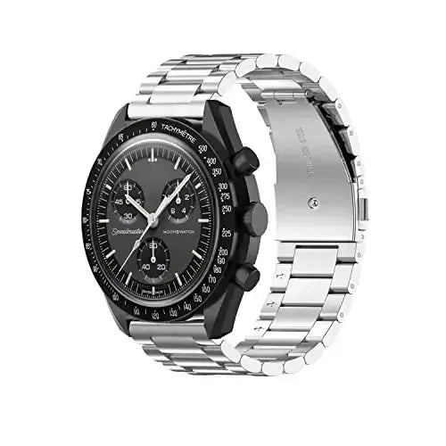 Stainless Steel Strap for Omega x Swatch Joint MoonSwatch Band 20mm – Metal Folding Buckle Wrist Bracelet - STRAPS