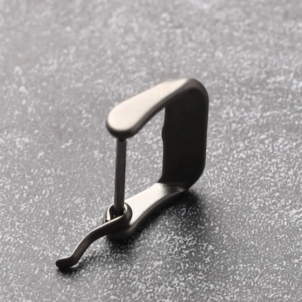 Titanium Lightweight Buckle – 18mm & 20mm Matte Finish for Leather Watch Straps - STRAPS