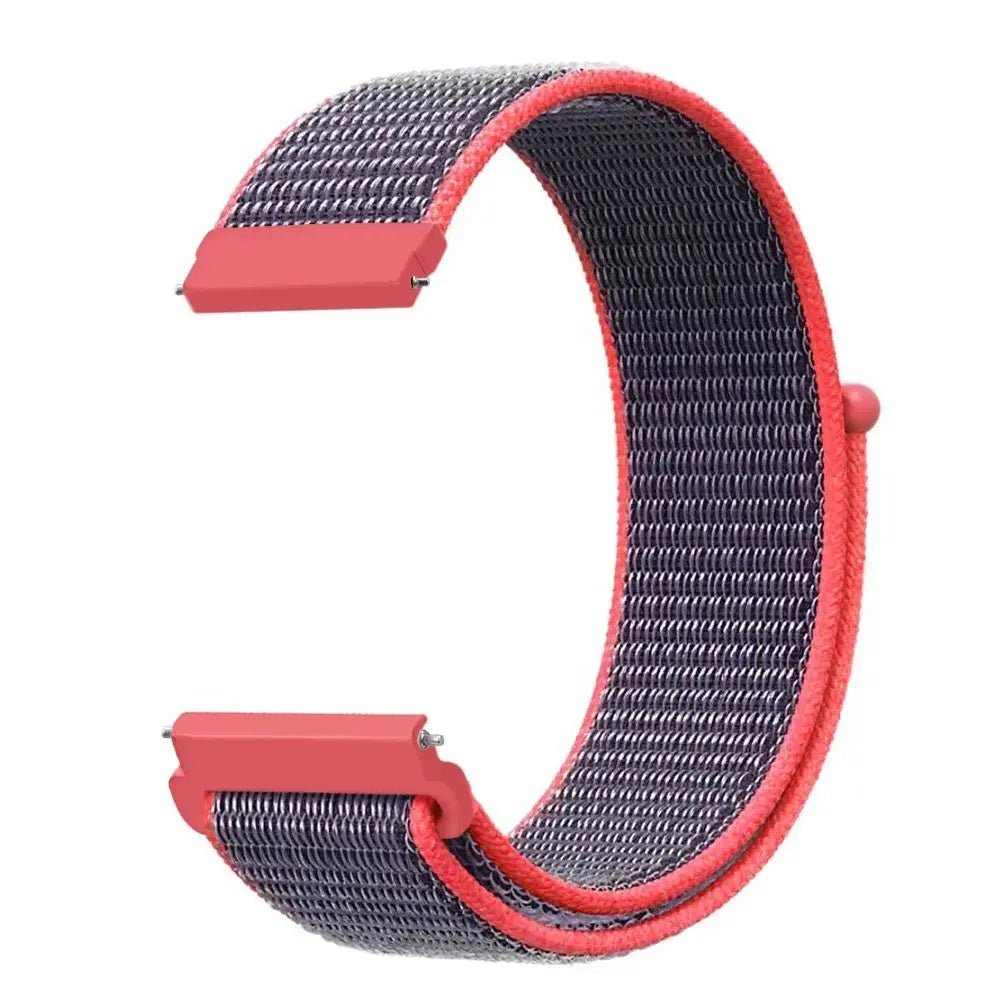 Woven Nylon Strap for Garmin Vivomove Sport, Venu 2 Plus, Vivo WATCH 2, Xiaomi S1, TicWatch GTK/GTA STRAPS