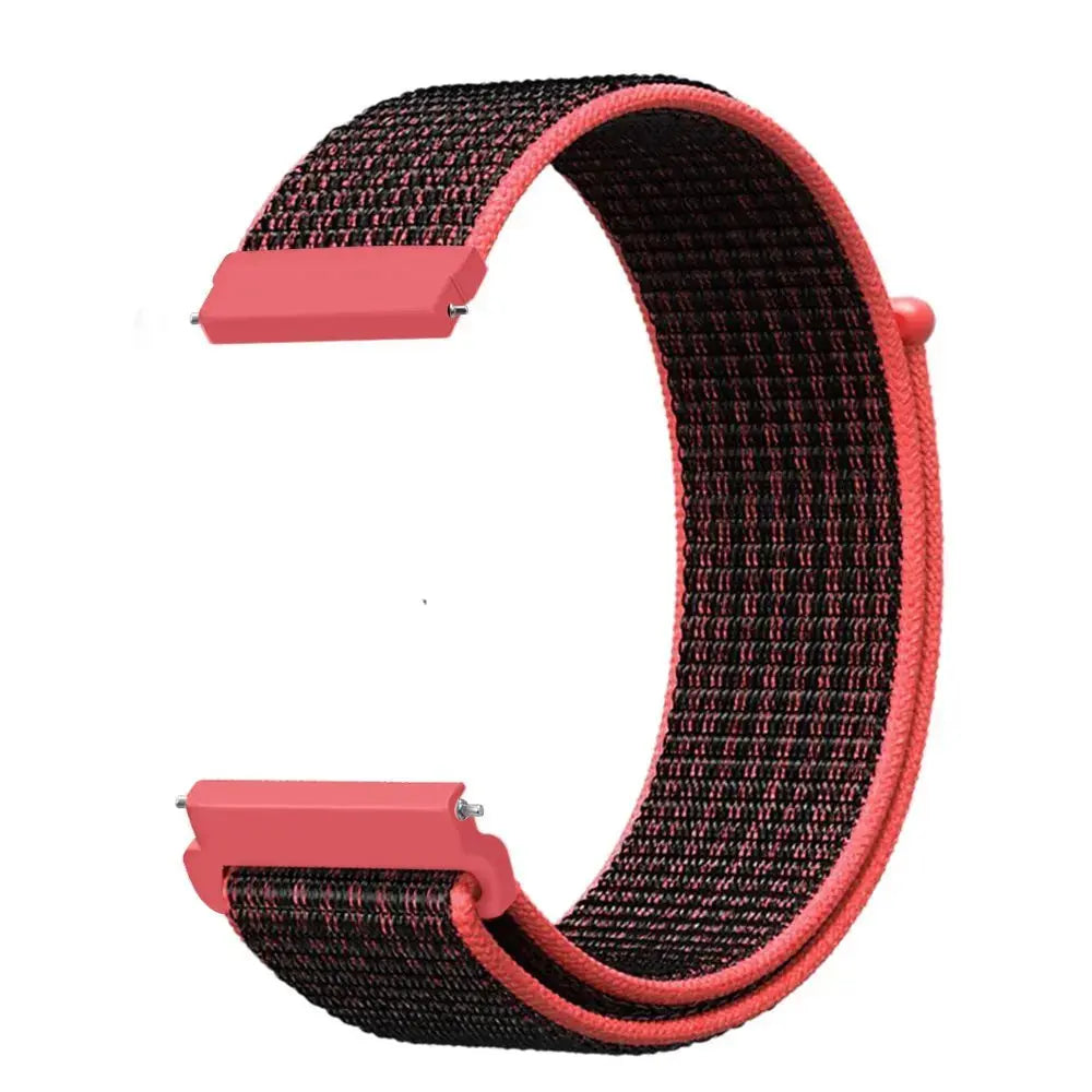 Woven Nylon Strap for Garmin Vivomove Sport, Venu 2 Plus, Vivo WATCH 2, Xiaomi S1, TicWatch GTK/GTA STRAPS