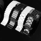 14mm - 21mm High-Quality Ceramic Watch Strap for Seiko, Tissot, Armani, Citizen, Omega – Elegant & Durable - STRAPS