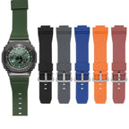 16mm Quick Release Rubber Strap for Casio G-SHOCK GA2100 GM2100 - Waterproof Sports Band STRAPS