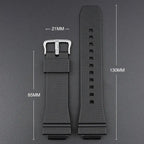 16mm Quick Release Rubber Strap for Casio G-SHOCK GA2100 GM2100 - Waterproof Sports Band STRAPS