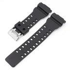 16mm Silicone Strap for Casio G-SHOCK GA-100/110/200 GD-100 GW-8900, TPU Band - STRAPS