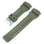 16mm Silicone Strap for Casio G-SHOCK GA-100/110/200 GD-100 GW-8900, TPU Band - STRAPS