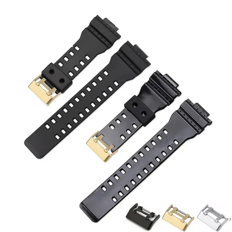 16mm Silicone Strap for Casio G-SHOCK GA Series - Replacement Band with Multiple Coloured Buckle Strapfreak