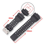 16mm Silicone Strap for Casio G-SHOCK GA Series - Replacement Band with Multiple Coloured Buckle Strapfreak