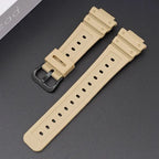 16mm Silicone Watch Band for Casio G-Shock DW-6900, GA-2100, 5600E, GW-M5610, GD110, and GLS8900 STRAPS