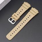 16mm Silicone Watch Band for Casio G-Shock DW-6900, GA-2100, 5600E, GW-M5610, GD110, and GLS8900 STRAPS