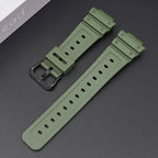 16mm Silicone Watch Band for Casio G-Shock DW-6900, GA-2100, 5600E, GW-M5610, GD110, and GLS8900 STRAPS