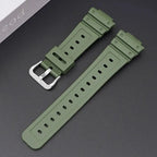 16mm Silicone Watch Band for Casio G-Shock DW-6900, GA-2100, 5600E, GW-M5610, GD110, and GLS8900 STRAPS