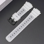 16mm Silicone Watch Band for Casio G-Shock DW-6900, GA-2100, 5600E, GW-M5610, GD110, and GLS8900 STRAPS