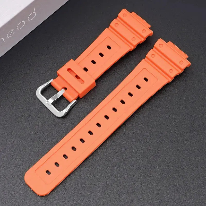 16mm Silicone Watch Band for Casio G-Shock DW-6900, GA-2100, 5600E, GW-M5610, GD110, and GLS8900 STRAPS