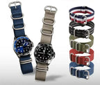 18mm/20mm/22mm/24mm Nylon Woven Canvas Watchband Strap – Universal for SEIKO, IWC, Citizen, Rolex - STRAPS