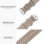 18mm/20mm/22mm/24mm Nylon Woven Canvas Watchband Strap – Universal for SEIKO, IWC, Citizen, Rolex - STRAPS