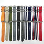 18mm/20mm/22mm/24mm Nylon Woven Canvas Watchband Strap – Universal for SEIKO, IWC, Citizen, Rolex - STRAPS