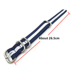 18mm/20mm/22mm/24mm Nylon Woven Canvas Watchband Strap – Universal for SEIKO, IWC, Citizen, Rolex - STRAPS