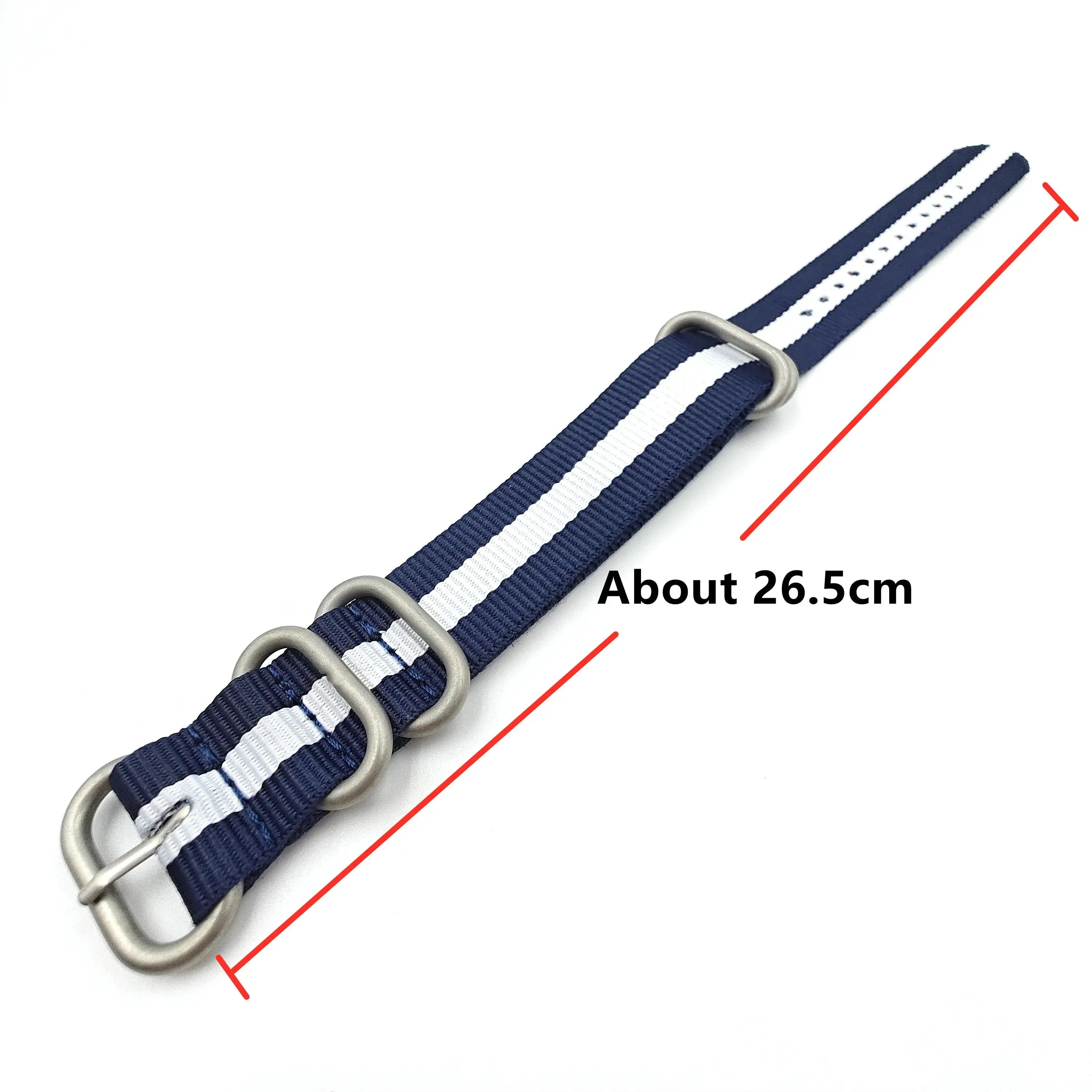 18mm/20mm/22mm/24mm Nylon Woven Canvas Watchband Strap – Universal for SEIKO, IWC, Citizen, Rolex - STRAPS