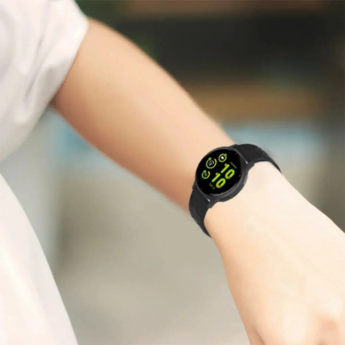 18mm 20mm 22mm Engraved Leopard Silicone Strap for Samsung Galaxy Watch, Huawei GT, Amazfit GTR STRAPS