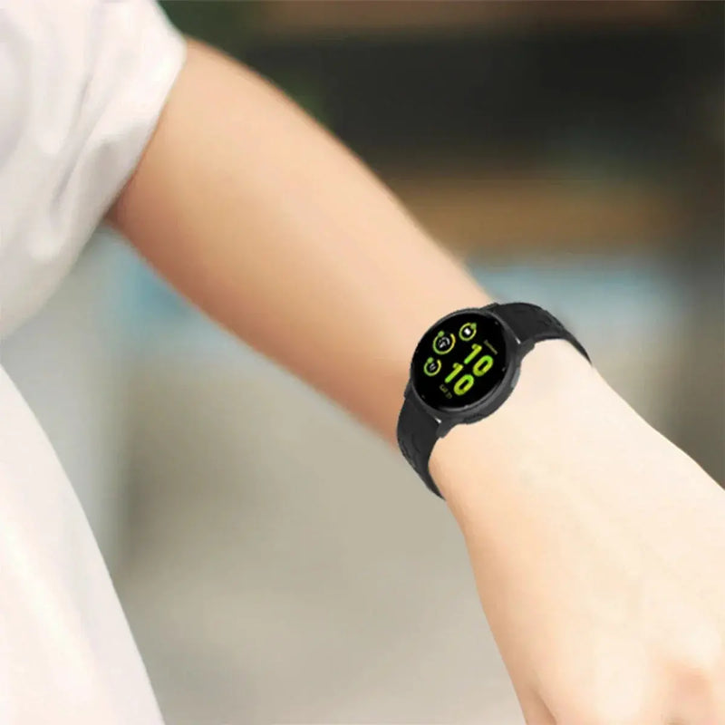 18mm 20mm 22mm Engraved Leopard Silicone Strap for Samsung Galaxy Watch, Huawei GT, Amazfit GTR STRAPS
