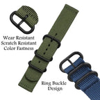 18mm/20mm Quick Release Nylon Watchband for Nokia Withings STEEL HR (36mm & 40mm) - STRAPS