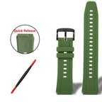 18mm Quick Release Silicone Strap for Casio AE-1200WH/1300 A158W A159/A169W SGW400 AQ-150W STRAPS
