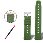 18mm Quick Release Silicone Strap for Casio AE-1200WH/1300 A158W A159/A169W SGW400 AQ-150W STRAPS