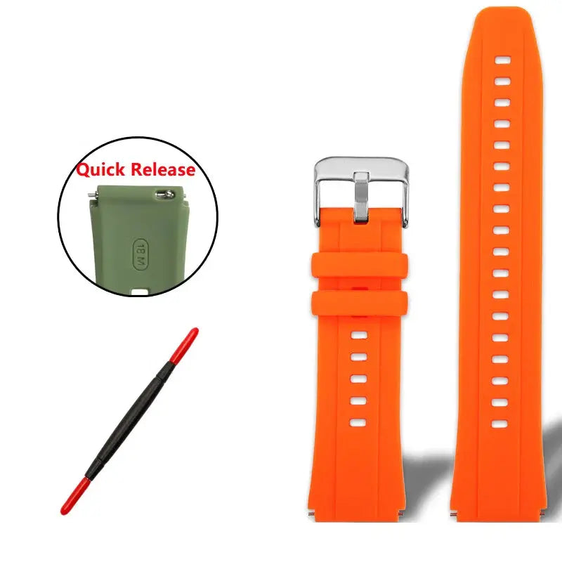 18mm Quick Release Silicone Strap for Casio AE-1200WH/1300 A158W A159/A169W SGW400 AQ-150W STRAPS