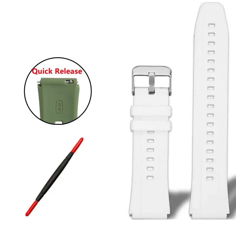 18mm Quick Release Silicone Strap for Casio AE-1200WH/1300 A158W A159/A169W SGW400 AQ-150W STRAPS