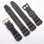 18mm Rubber Silicone Strap G-SHOCK AQ-S810W, AE-1000W, SGW-400H/300H/500H, W-735H, W-216H, MRW-200H STRAPS