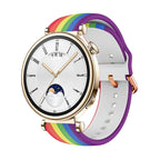 18mm Silicone Band with Colorful Buckle for Huawei Watch GT4 41mm - STRAPS