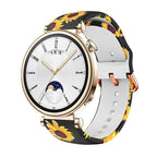 18mm Silicone Band with Colorful Buckle for Huawei Watch GT4 41mm - STRAPS