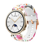 18mm Silicone Band with Colorful Buckle for Huawei Watch GT4 41mm - STRAPS