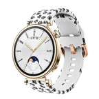 18mm Silicone Band with Colorful Buckle for Huawei Watch GT4 41mm - STRAPS