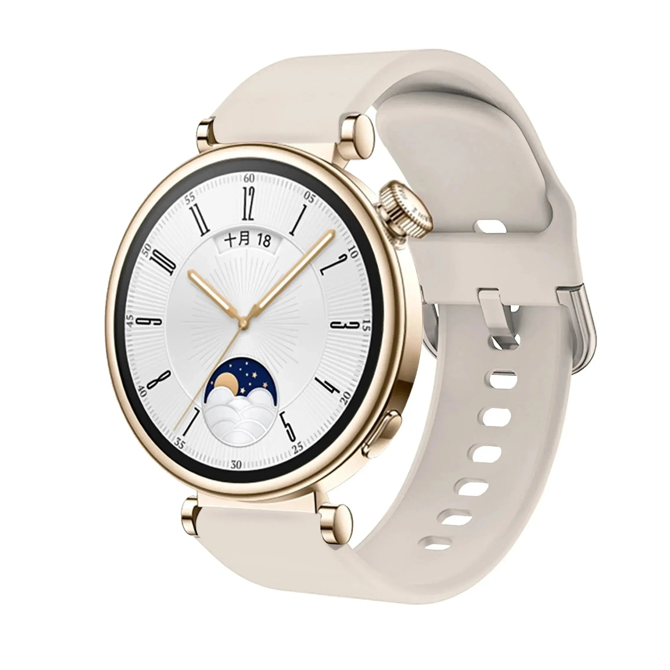 18mm Silicone Band with Colorful Buckle for Huawei Watch GT4 41mm - STRAPS