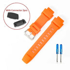 18mm Silicone Watch Strap for Casio Protrek PRG/PRW Series PRG-500 PRG-510 PRG-550 PRG-280 PRG-250 - STRAPS