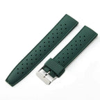 18mm, 20mm, 22mm Tropical Rubber Strap for Oris, Seiko, Citizen - Quick Release Silicone Watch Band - STRAPS